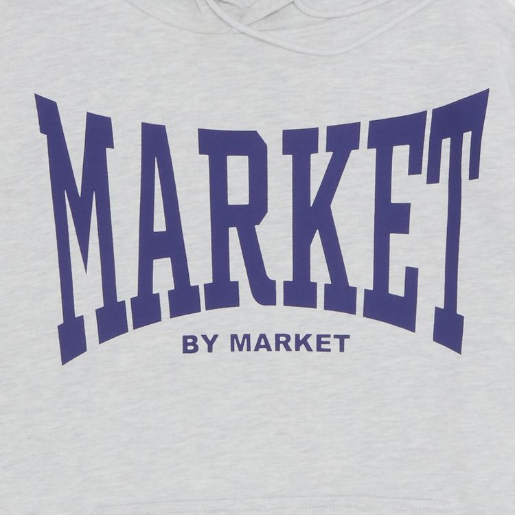 Market Persistent Logo Hoodie Ash Grey
