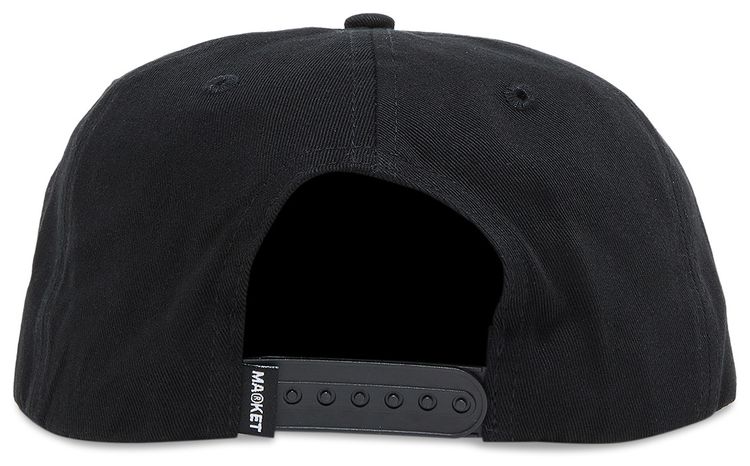 Market Arc 5 Panel Hat Black