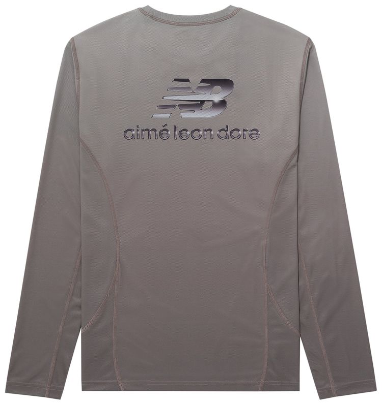 Aime Leon Dore x New Balance Long Sleeve Racing Tee Mirage Grey