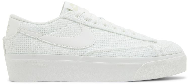Nike Wmns Blazer Low Platform Essential Summit White Woven