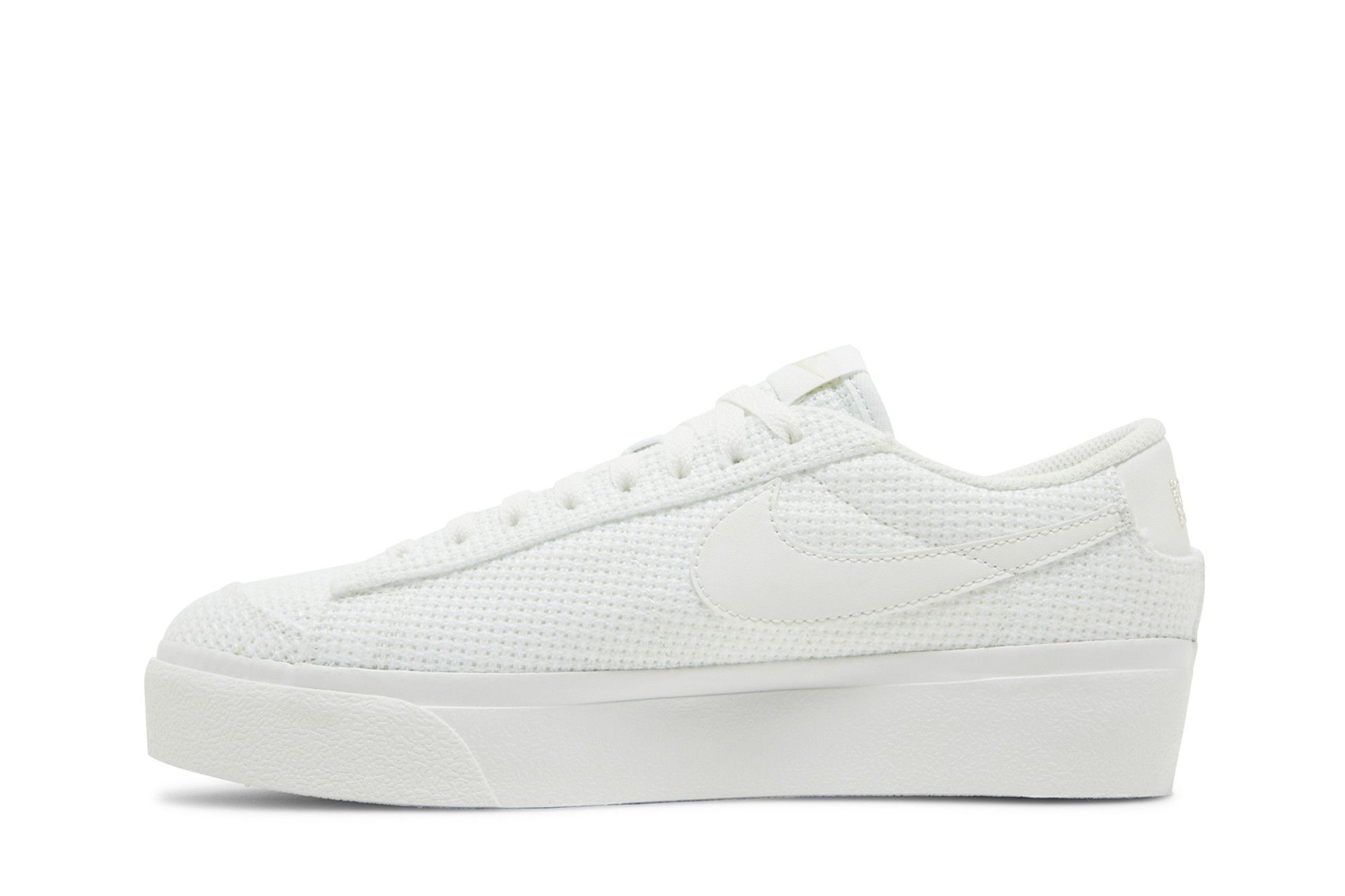 Buy Wmns Blazer Low Platform Essential Summit White Woven DN0744 100 GOAT CA