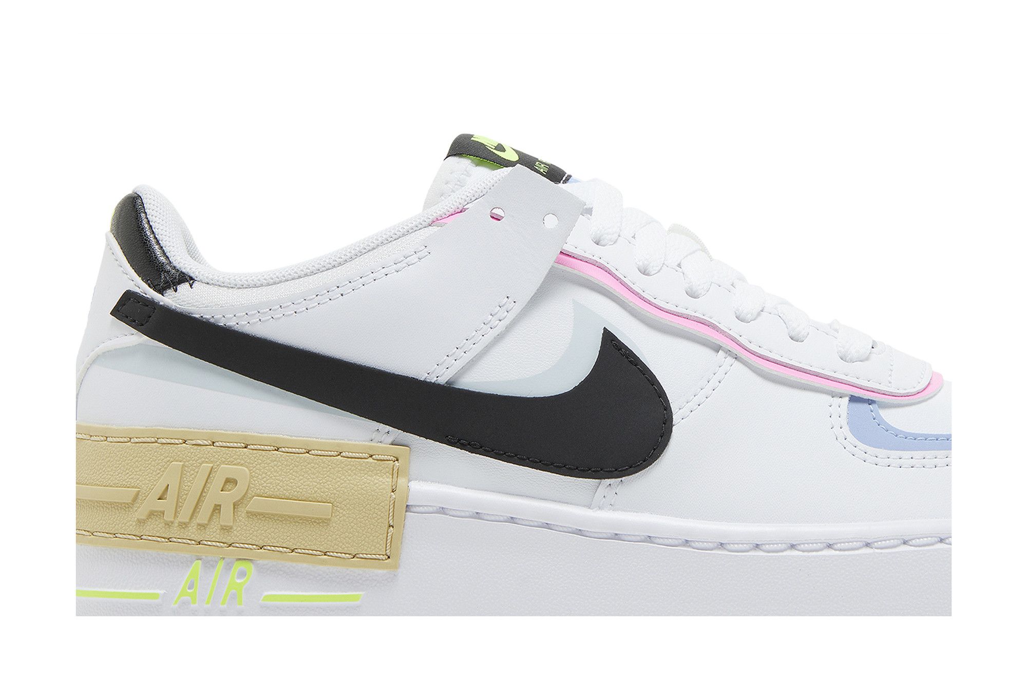 Buy Wmns Air Force 1 Shadow 'White Black Pastel' - FJ0735