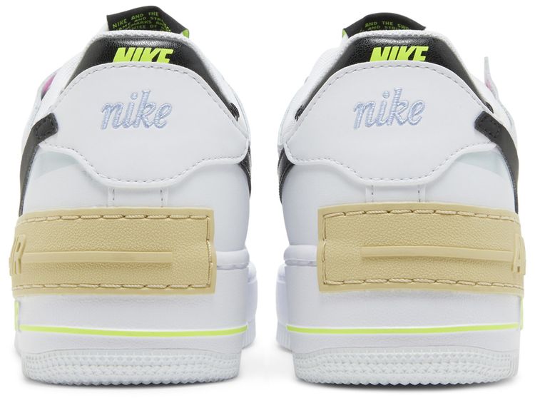 Nike Wmns Air Force 1 Shadow White Black Pastel