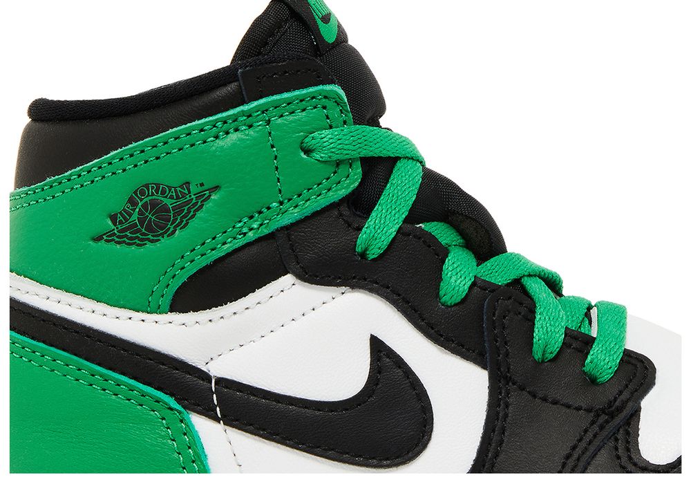 jordan 1 retro high lucky green on feet