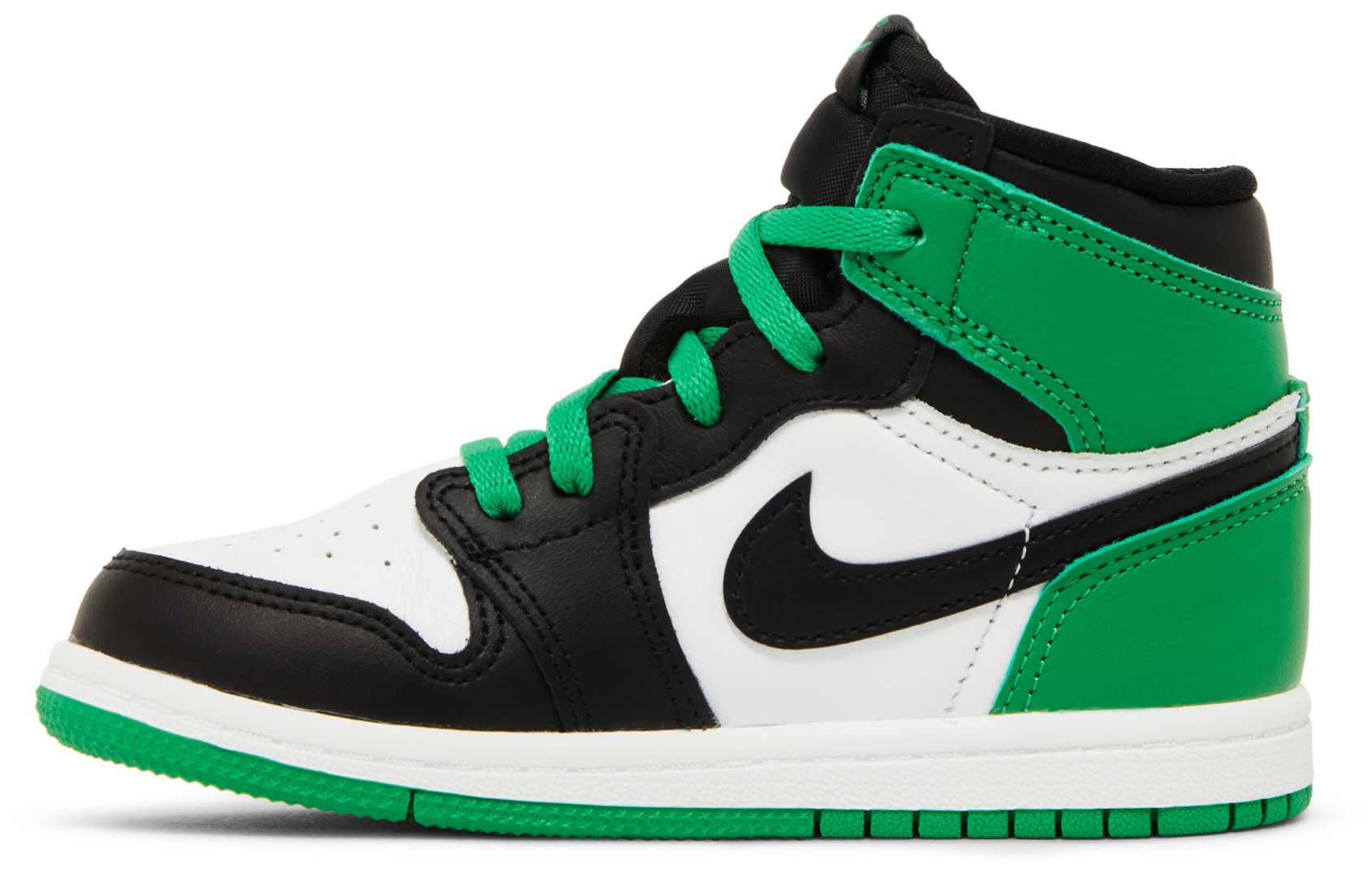 jordan 1 retro high lucky green on feet