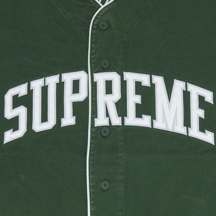 Supreme x Timberland Baseball Jersey Green