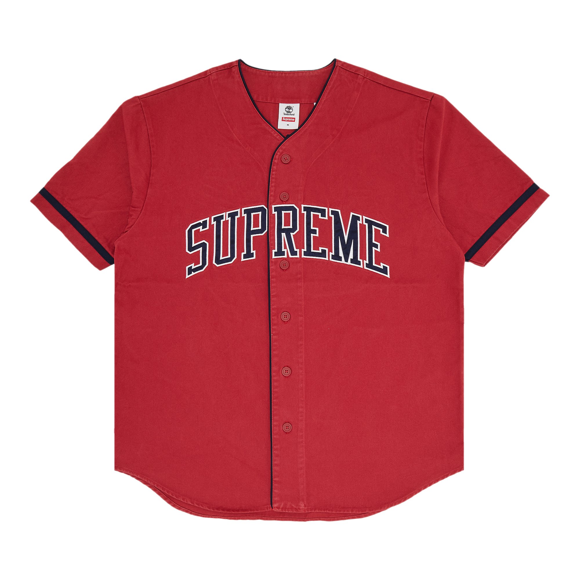 Supreme x Timberland Baseball Jersey 'Red'