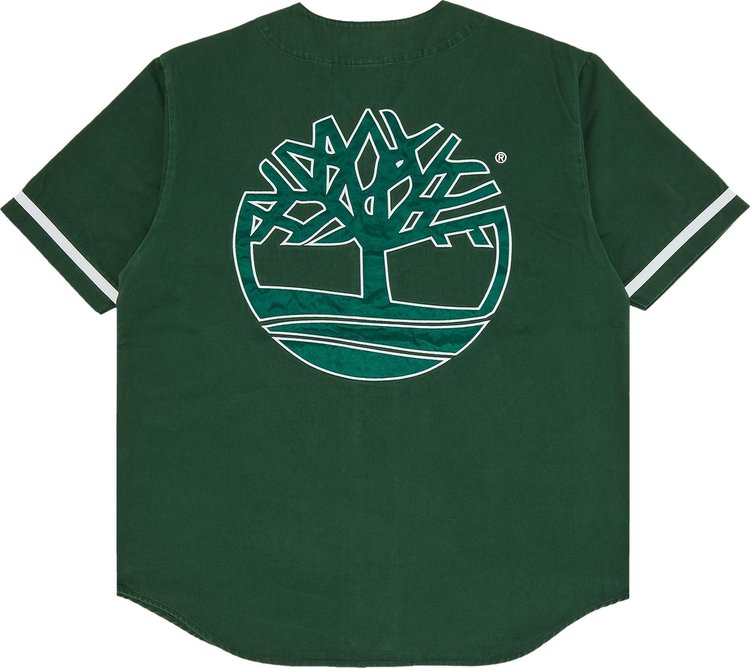 Supreme x Timberland Baseball Jersey Green