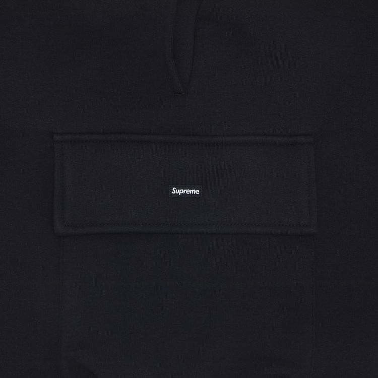 Supreme Small Box Baggy Cargo Sweatshort Black