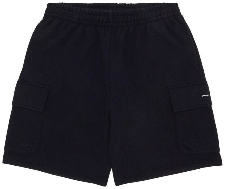 Supreme Small Box Baggy Cargo Sweatshort Black