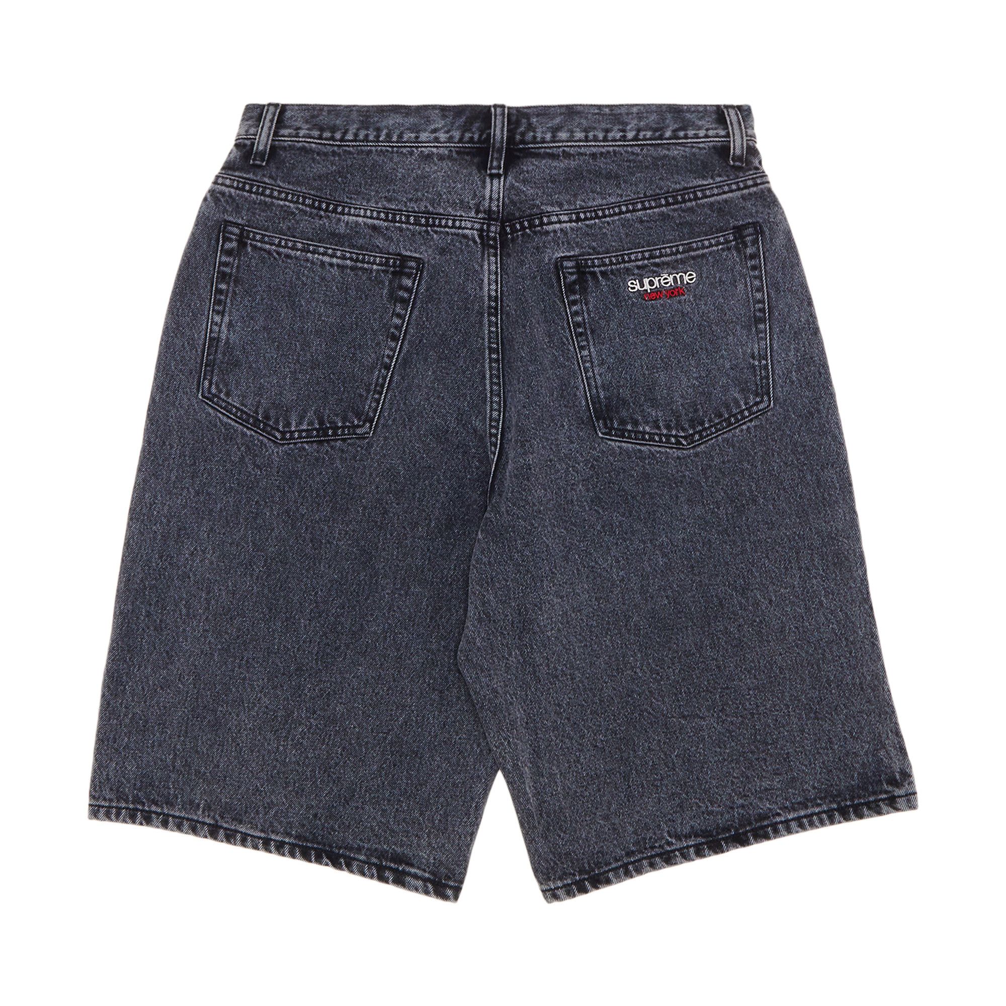 Buy Supreme Baggy Denim Short 'Washed Black' - SS23SH33