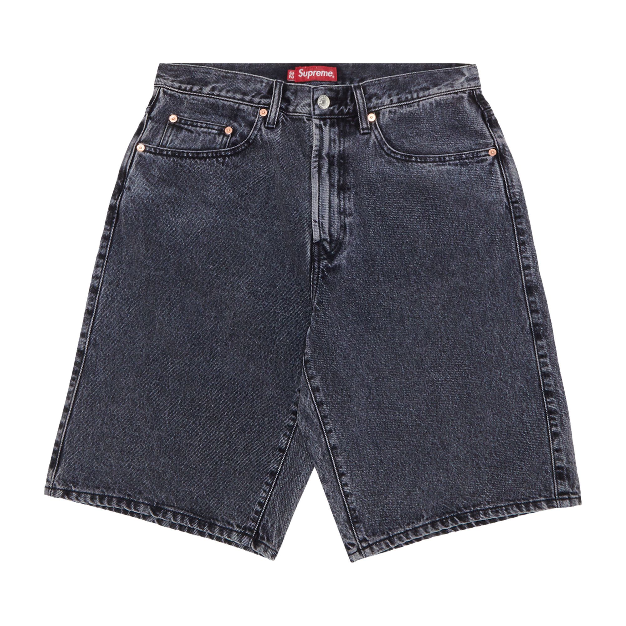 2017SS SUPREME シュプリーム Washed Denim Shorts Cheetah