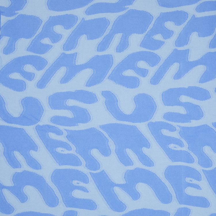 Supreme Stacked Intarsia Short Sleeve Top Light Blue