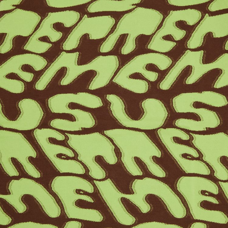 Supreme Stacked Intarsia Short Sleeve Top Brown