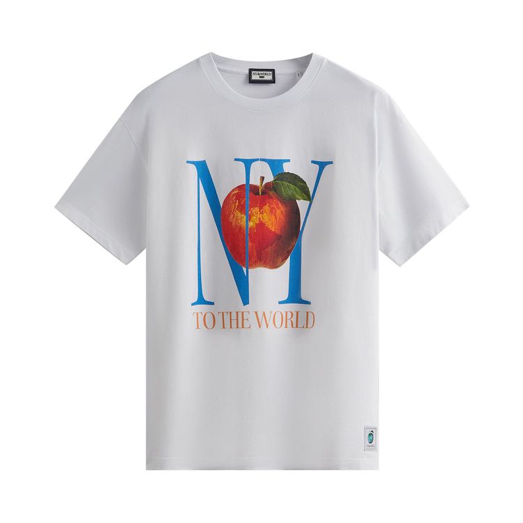 Kith New York To The World Vintage Tee White