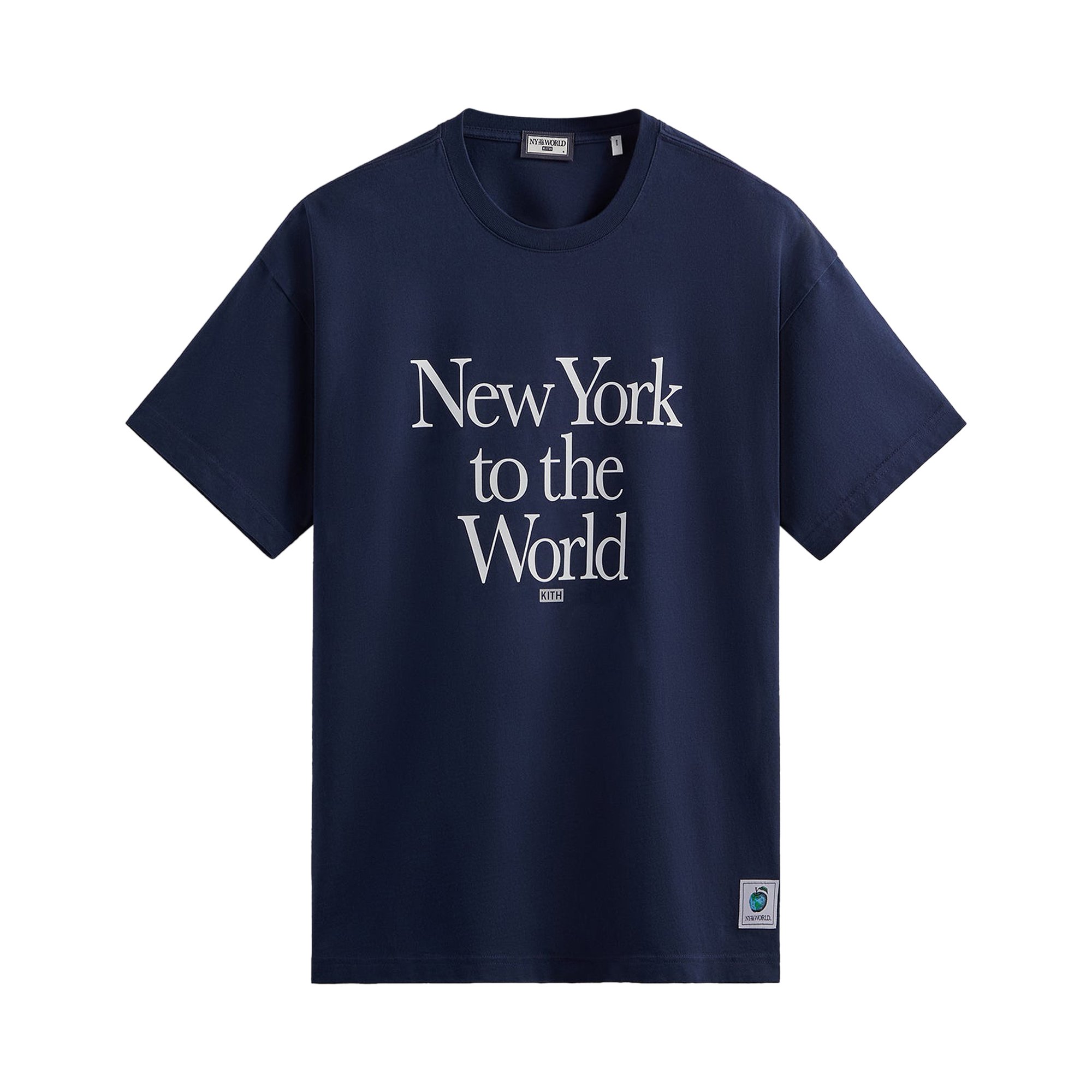 Kith New York To The World Motto Tee 'Nocturnal'