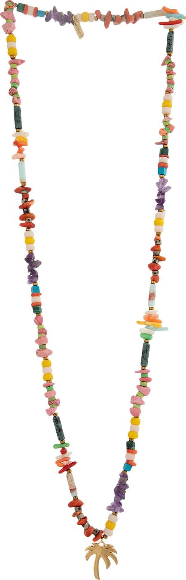 Palm Angels Palm Beads Necklace 'Multicolor/Gold'