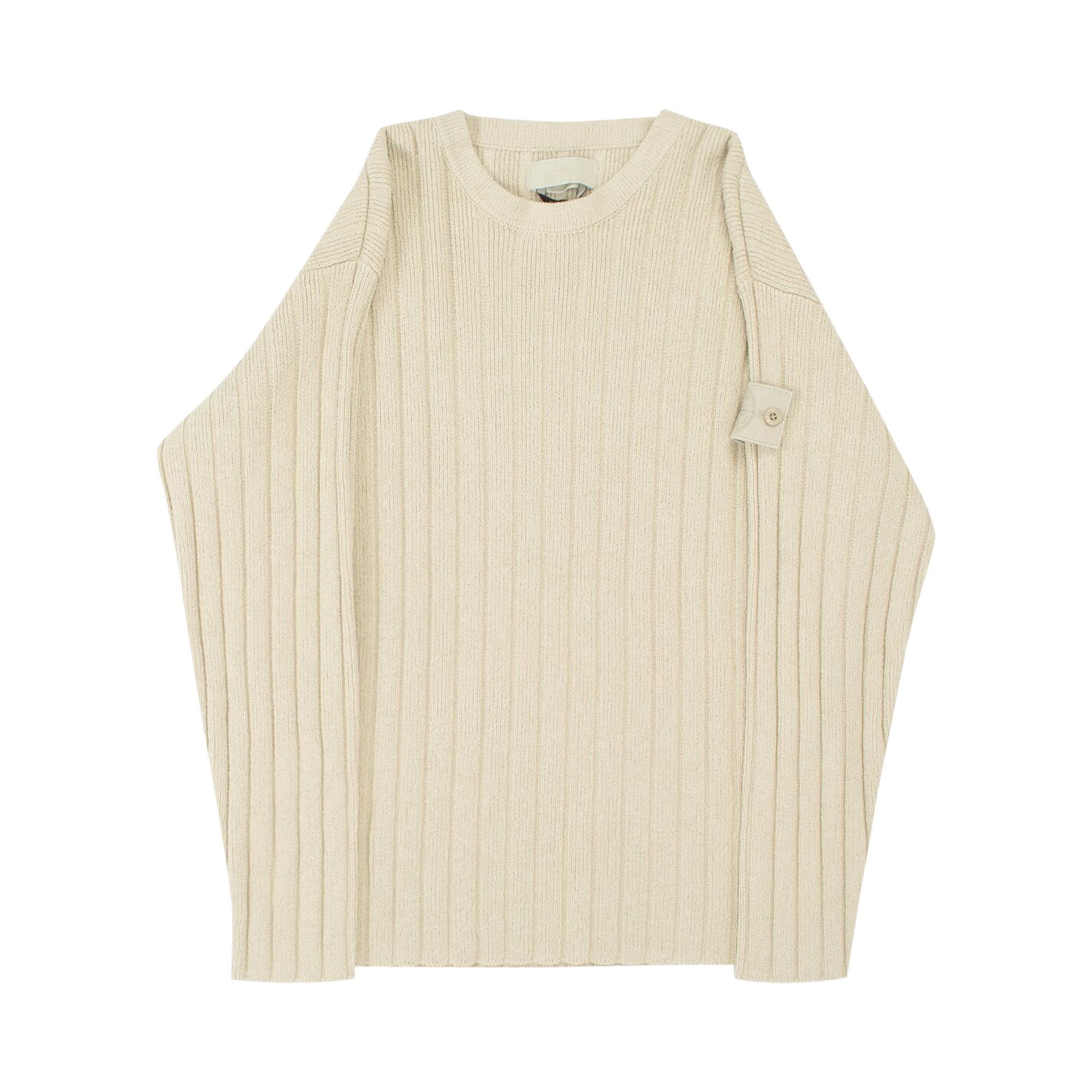 Buy Stone Island Ghost Logo Patch Sweater 'Beige' - 7815539FA