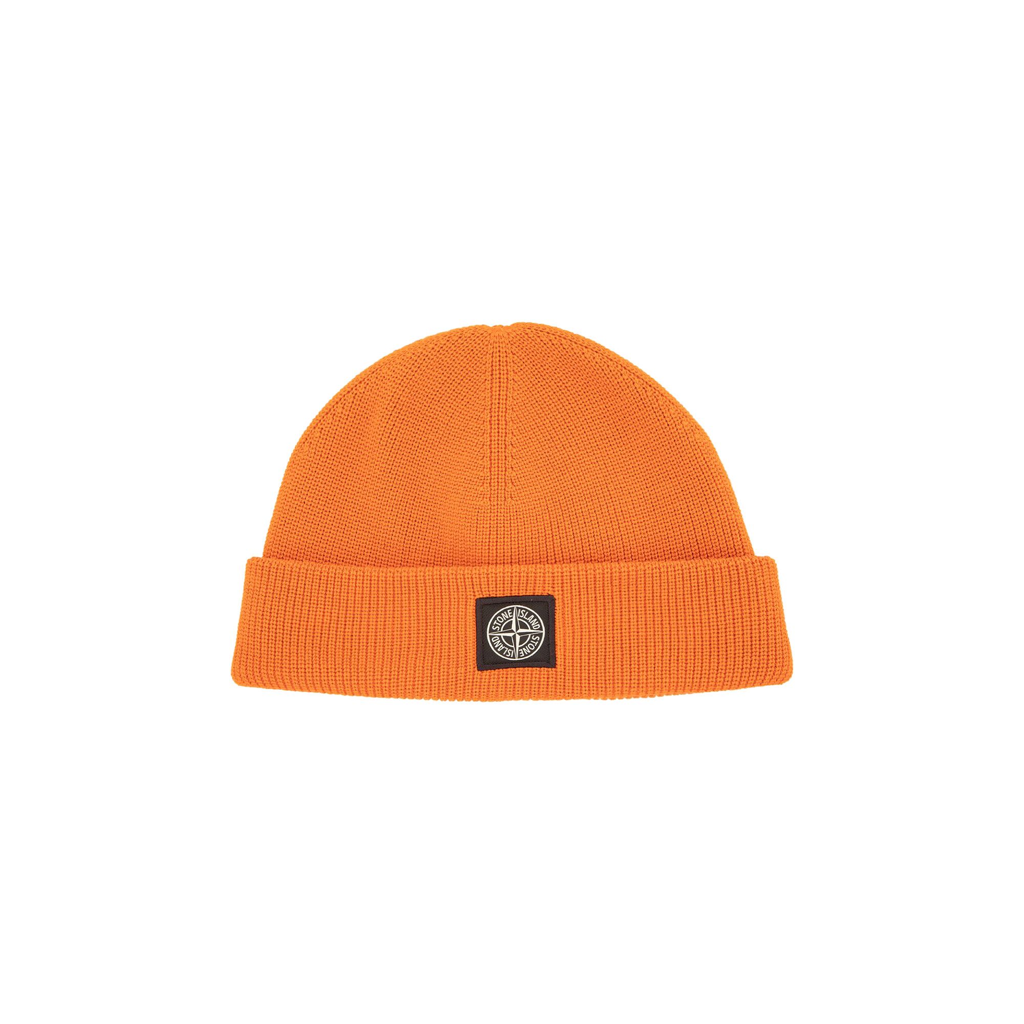 Buy Stone Island Berretto Ribbed Knit Beanie 'Sienna' - 7815N02D7