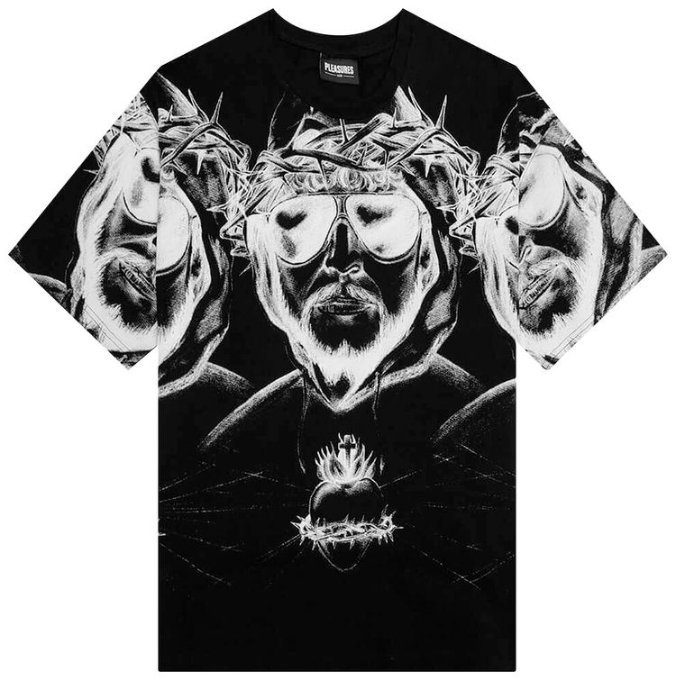 Pleasures Release T Shirt Black