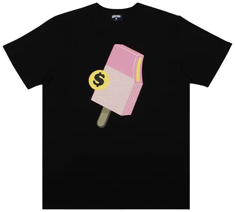 Icecream Currency Short Sleeve Tee Black