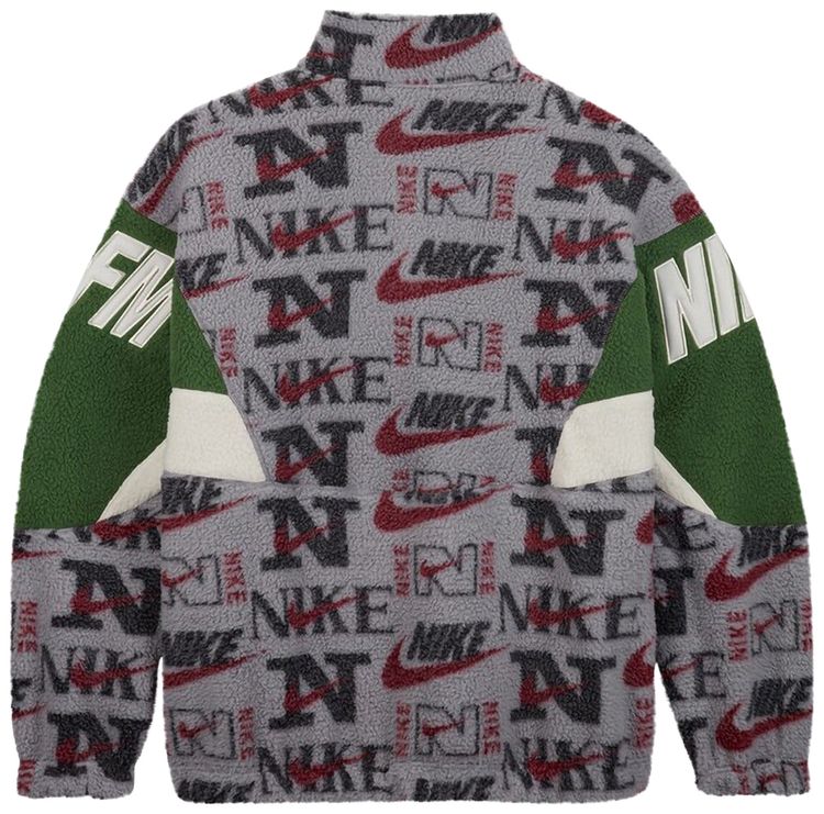 Nike x CPFM 14 Zip Top Jacket GreyPurpleGreen