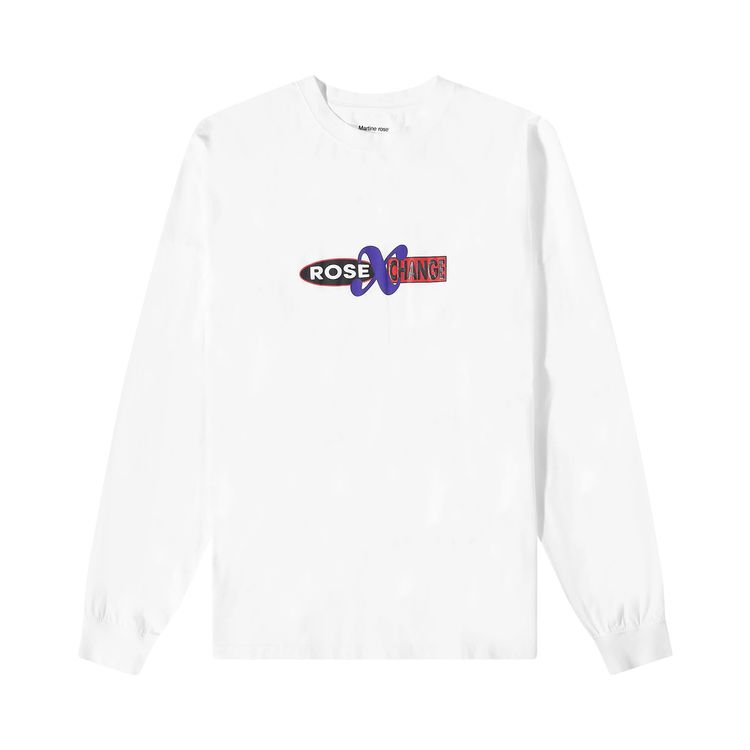 Martine Rose Xchange Oversized Long Sleeve White