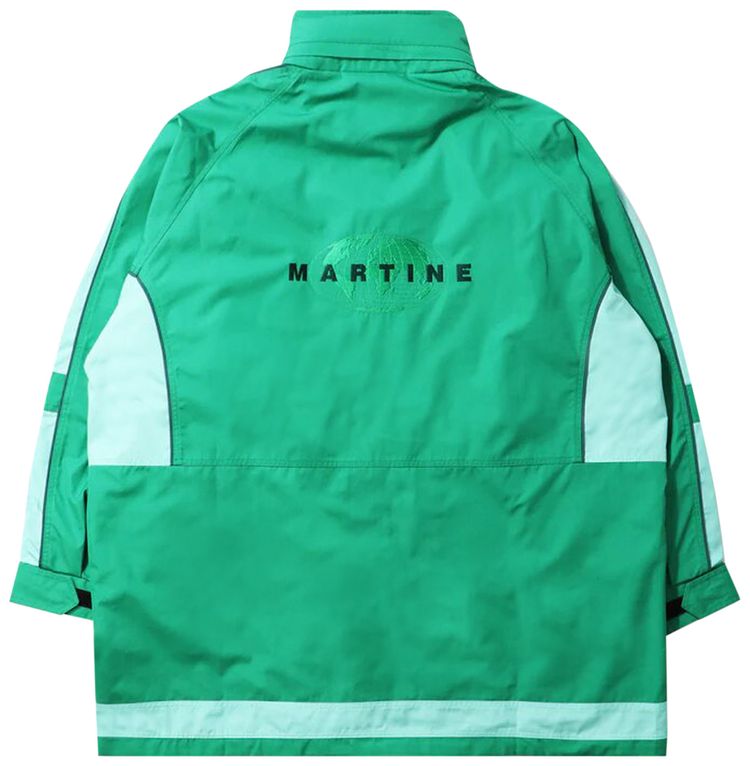 Martine Rose Panelled Anorak Green