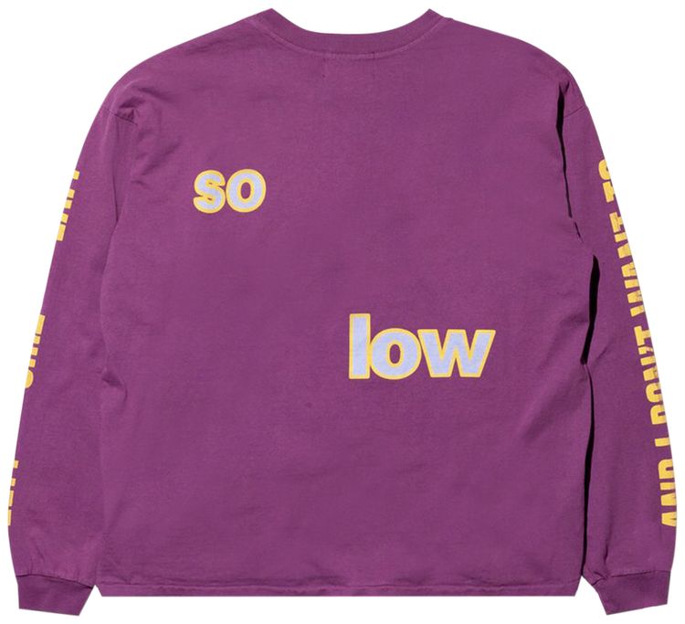 Enfants Riches Deprimes So Low Long Sleeve T Shirt RasberryMulticolor