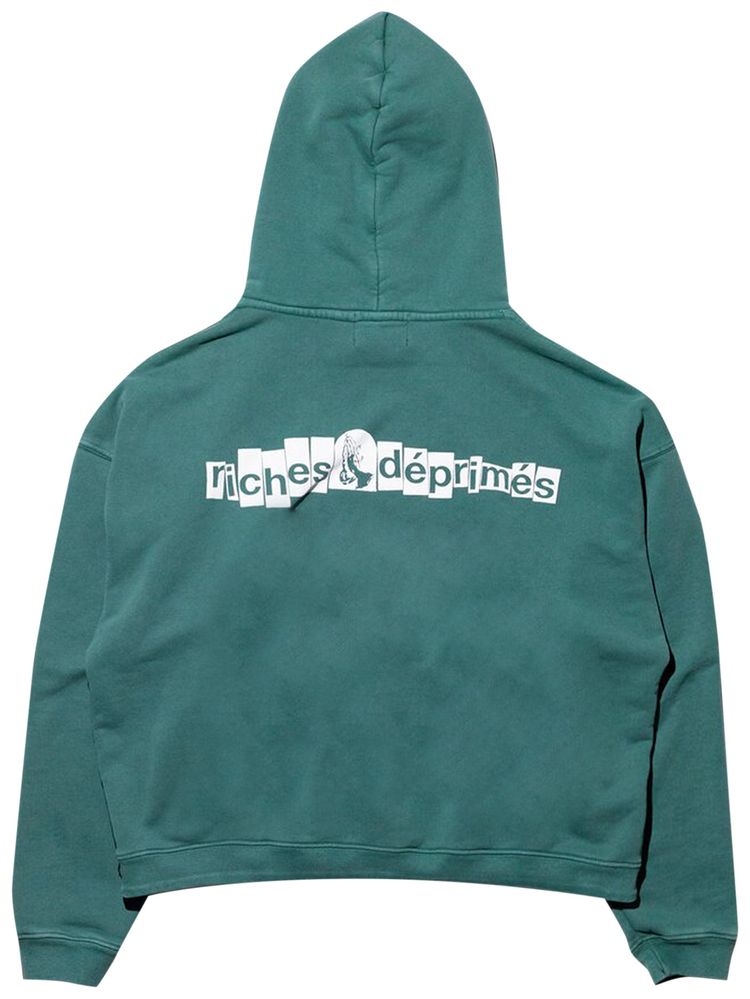 Enfants Riches Deprimes Pathetic Japanese Rabbit Hoodie Pine GreenWhite