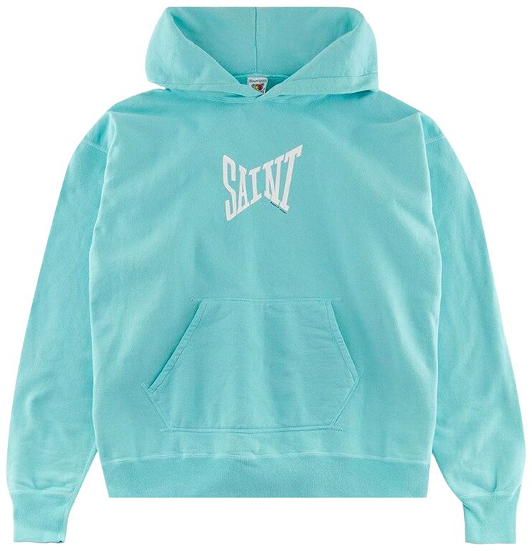 Buy Saint Michael Saint Hoodie 'Blue' SM S23 0000 048 GOAT