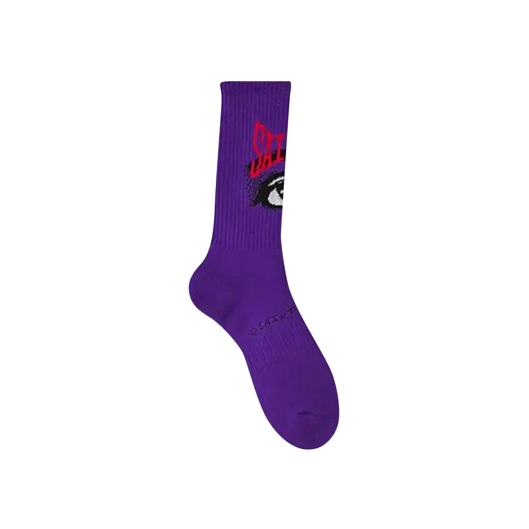 Buy Saint Michael Eye Sock 'Purple' - SM S23 0000 103 | GOAT