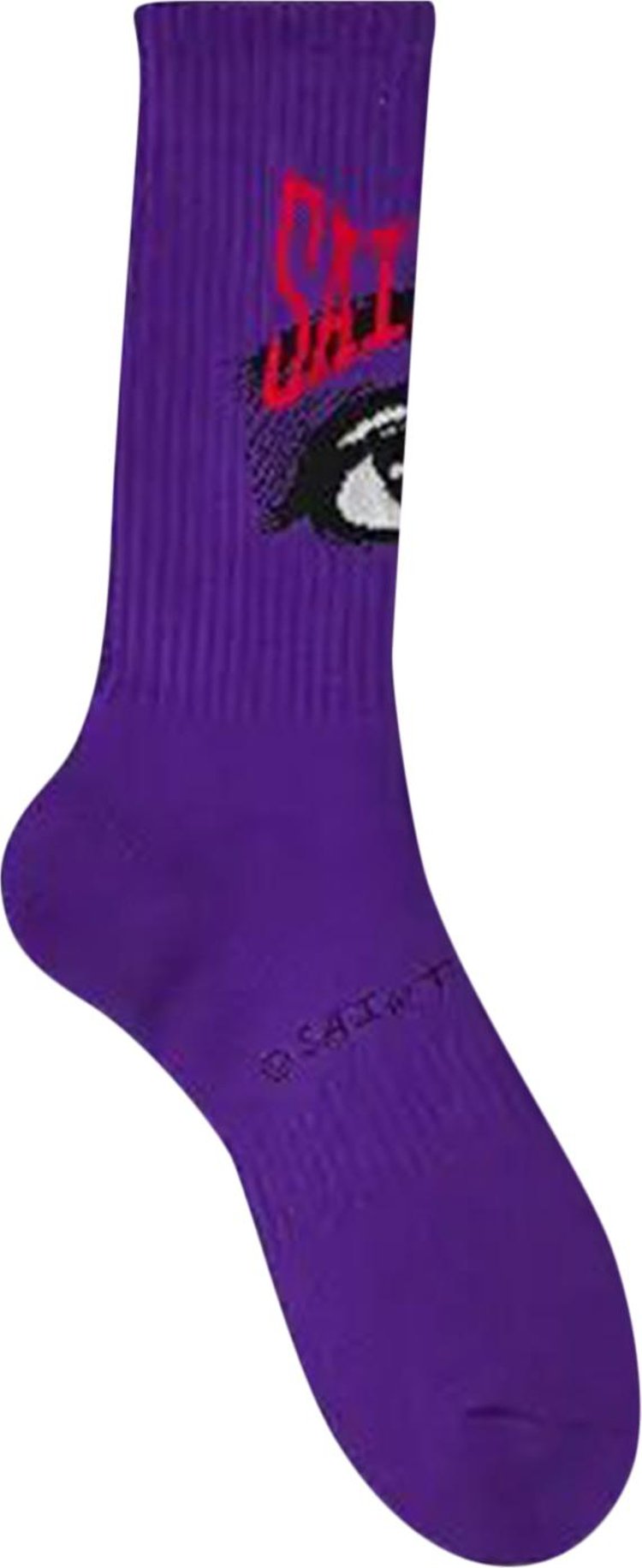 Saint Michael Eye Sock 'Purple'