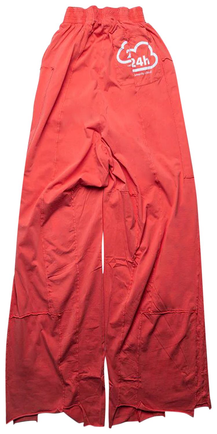 Vetements Online Cut Up Sweatpants Washed Red