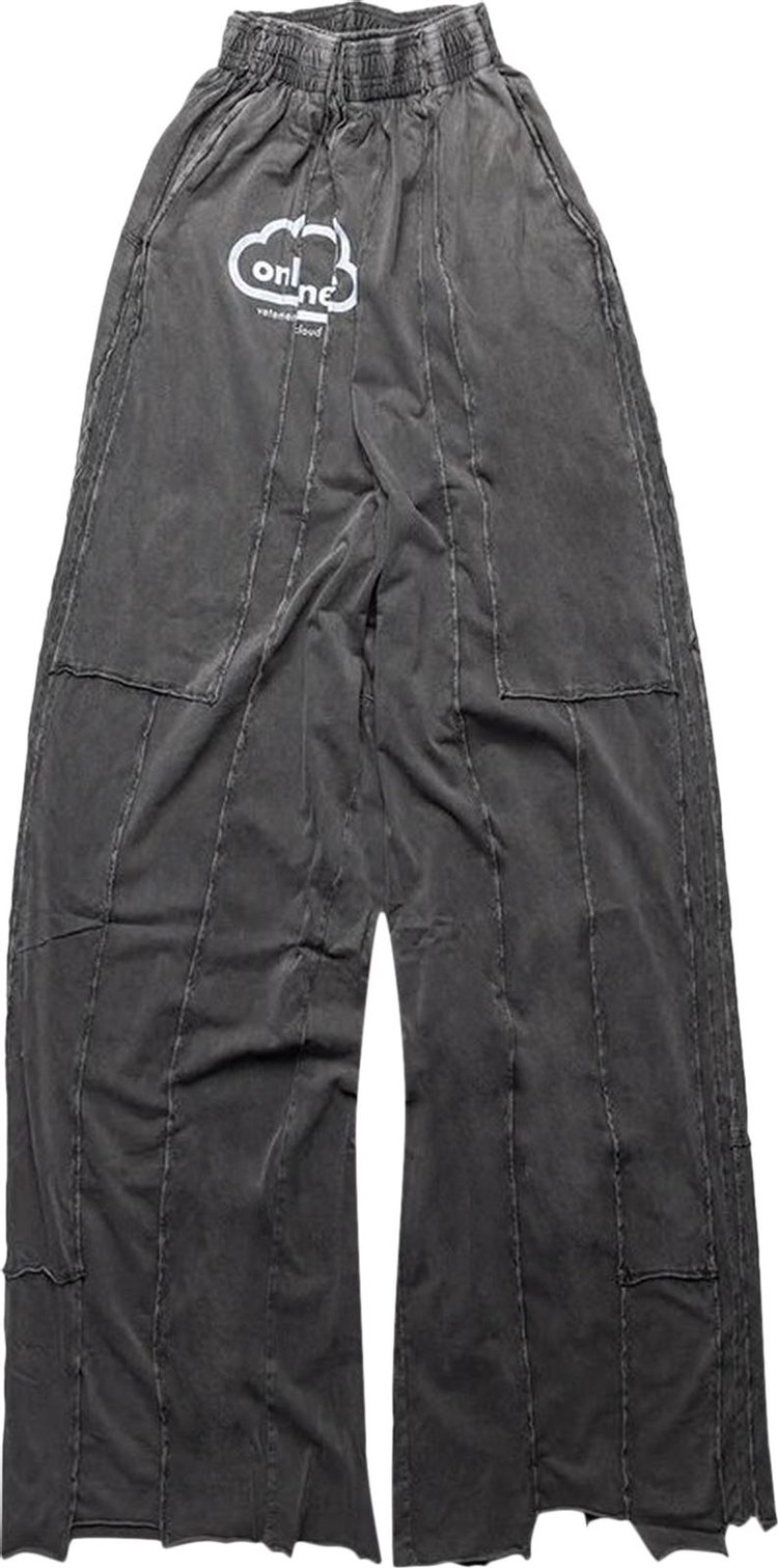 Buy Vetements Double Jersey Sweatpants 'Washed Black' - UE63SP110B WASH