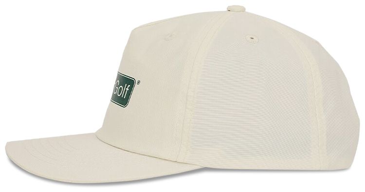 Quiet Golf Club Badge Nylon Hat Bone