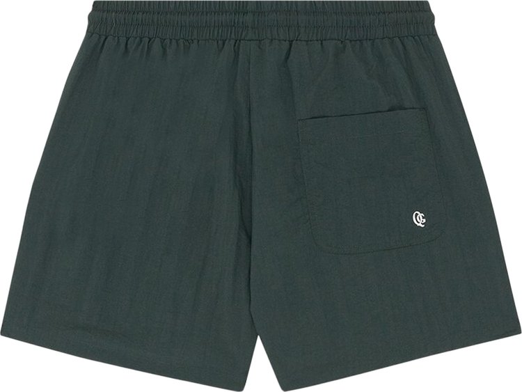 Quiet Golf Typeface Shorts Forest