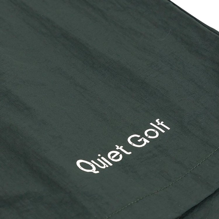 Quiet Golf Typeface Shorts Forest