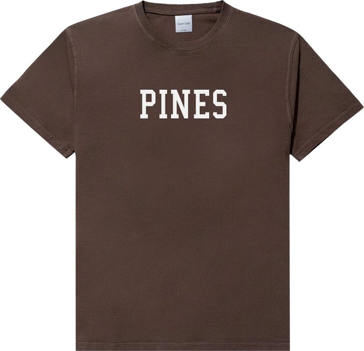 Quiet Golf Pines T-Shirt 'Brown'