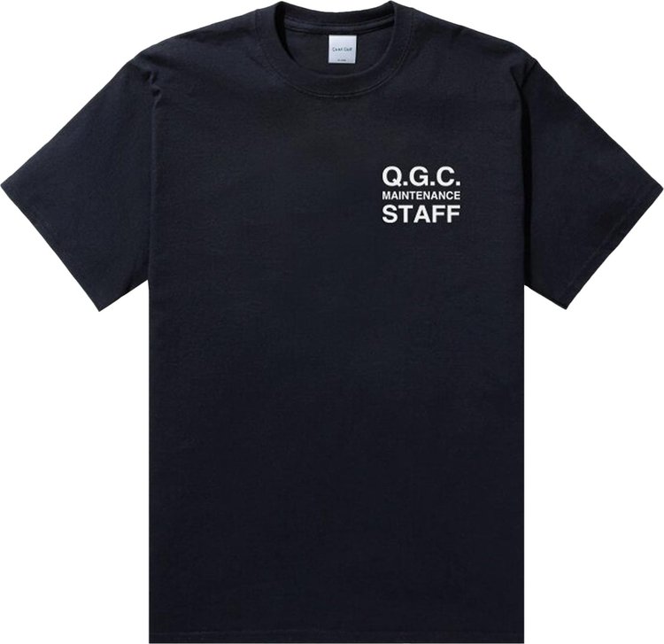 Quiet Golf Q.G.C. Staff T-Shirt 'Black'