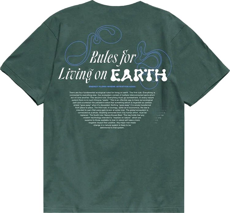 Afield Out Ripple T Shirt Teal