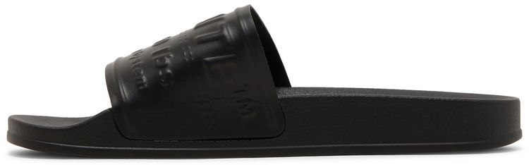 Off White Wmns Pool Sliders Black