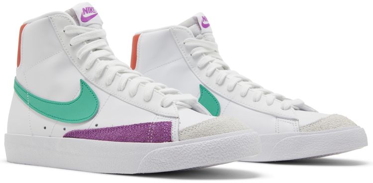 Nike Wmns Blazer Mid 77 Vintage White Green Fuchsia