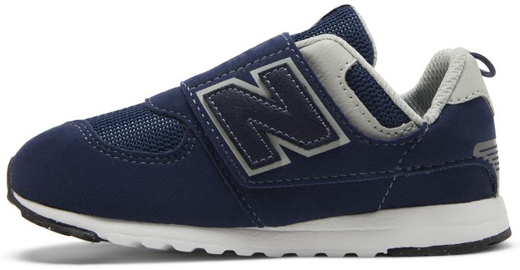 New Balance 574 New B Hook  Loop Toddler Navy White