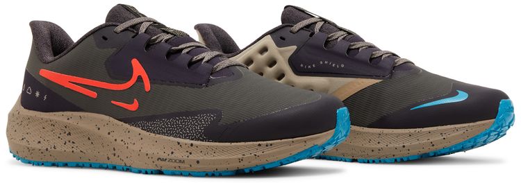 Nike Air Zoom Pegasus 39 Shield Medium Ash Bright Crimson Speckled