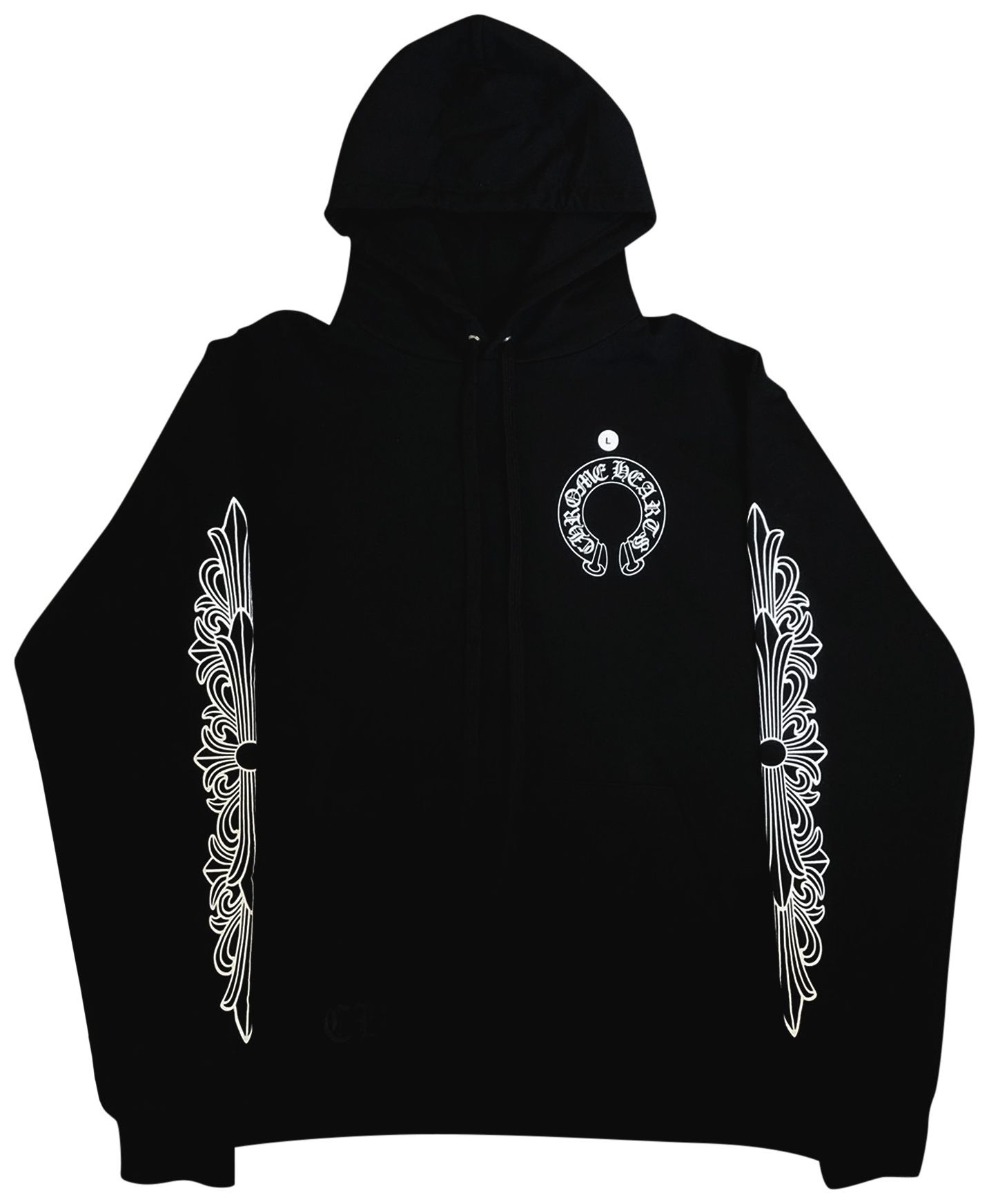 CHH Chrome Heart Hoodie Loren Dark Pattern Ten Raven Hoof Fan Loose Jacket
