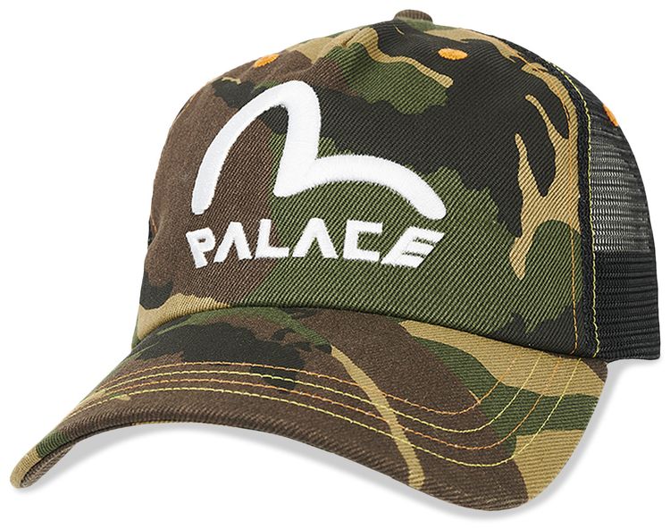 Palace x Evisu Denim And Mesh Trucker Camo