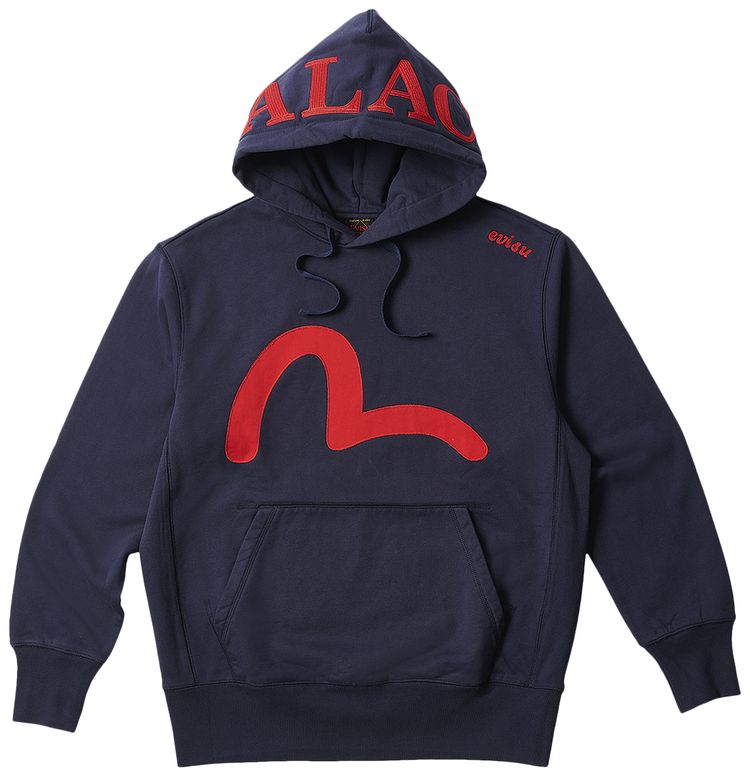 Palace x Evisu Seagull Hood Navy