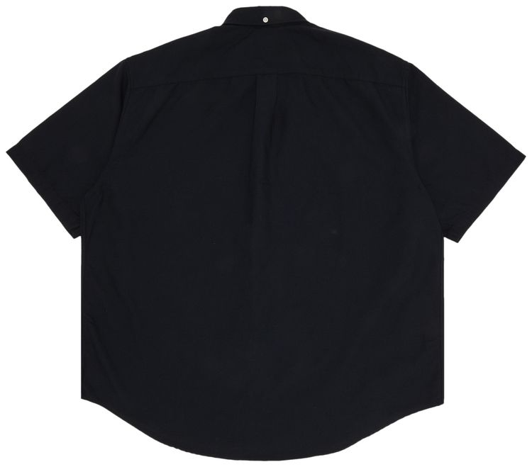 Supreme Loose Fit Short Sleeve Oxford Shirt Black