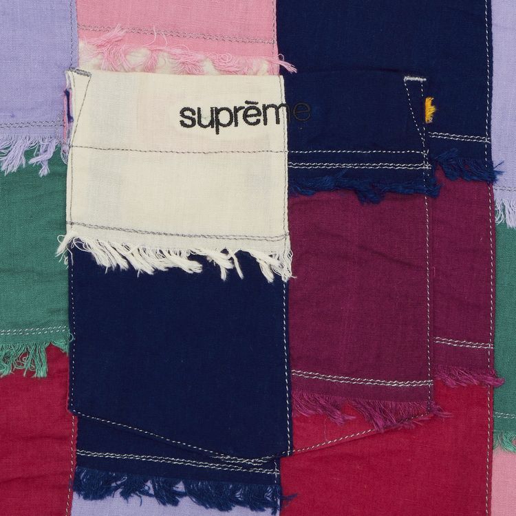 Supreme Patchwork Short Sleeve Shirt Multicolor